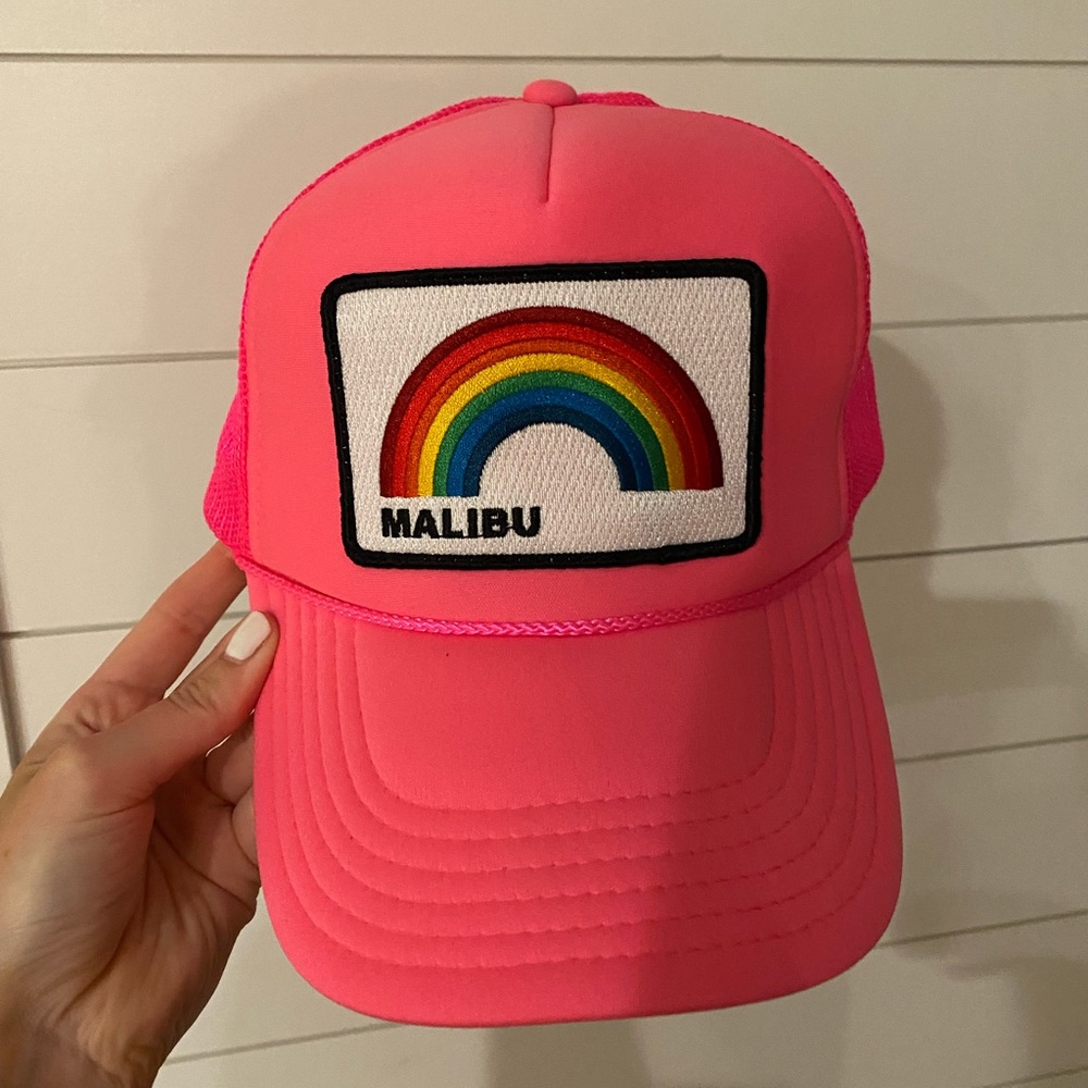 Aviator Nation Malibu Hat Neon Pink